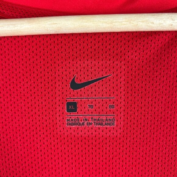 Ole Miss Rebels Nike Windbreaker XL Jacket Full Zip Red Blue On Field Football - Picture 6 of 7